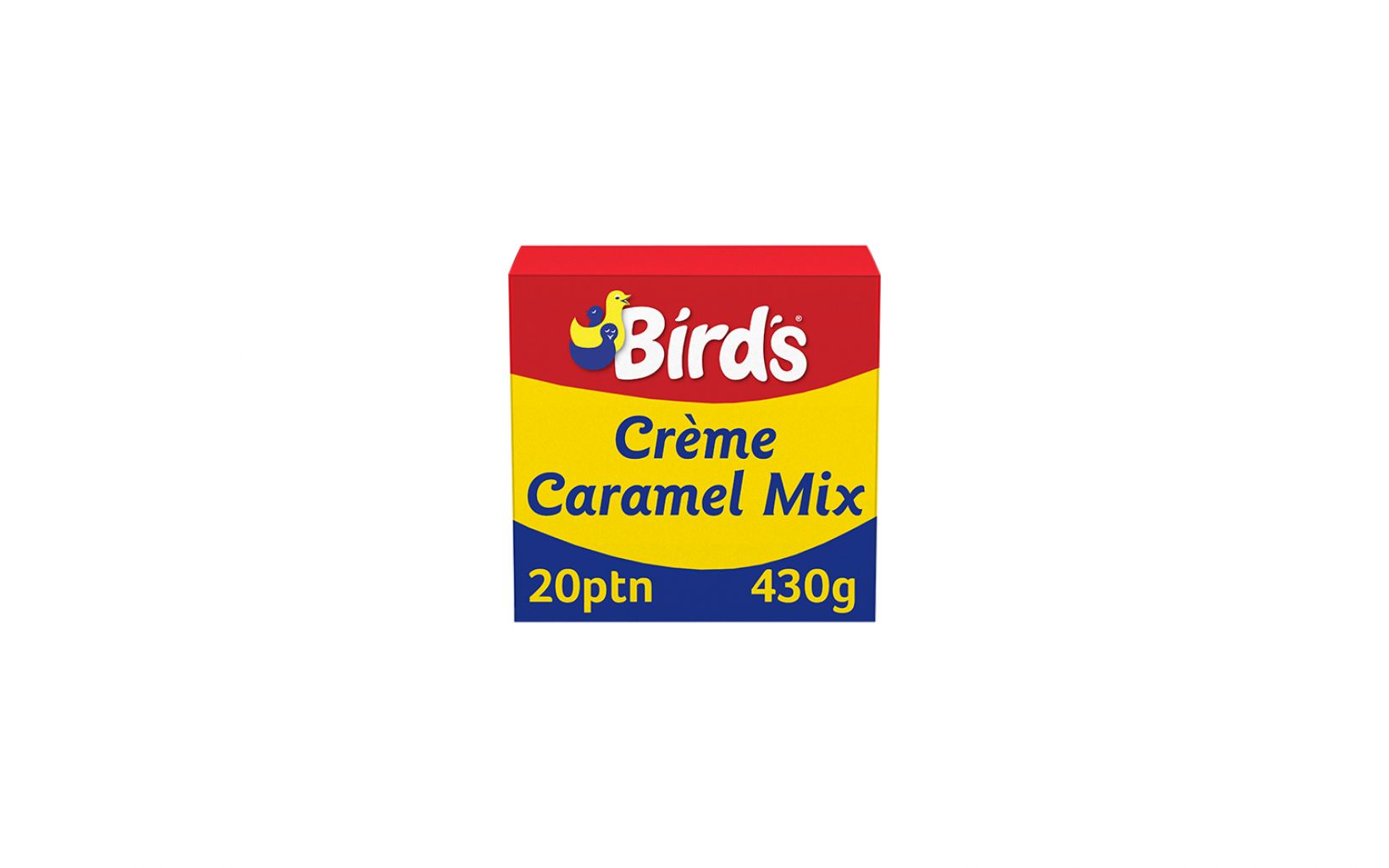 3197 Birds Creme Caramel Mix Box 20ptn 430g