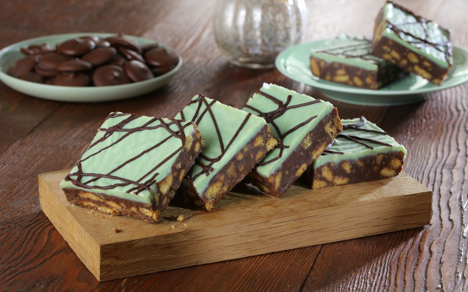 87726 Mint Tiffin Tray Bake 5