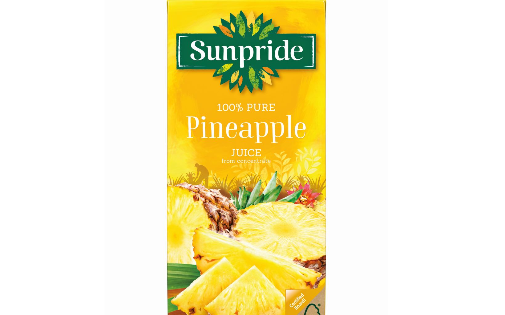 50658 Sunpride 1l Slim Front Pineapple