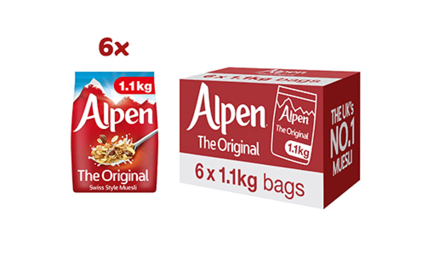 55458 Alpen Original 1 1kg Casebag Compressed