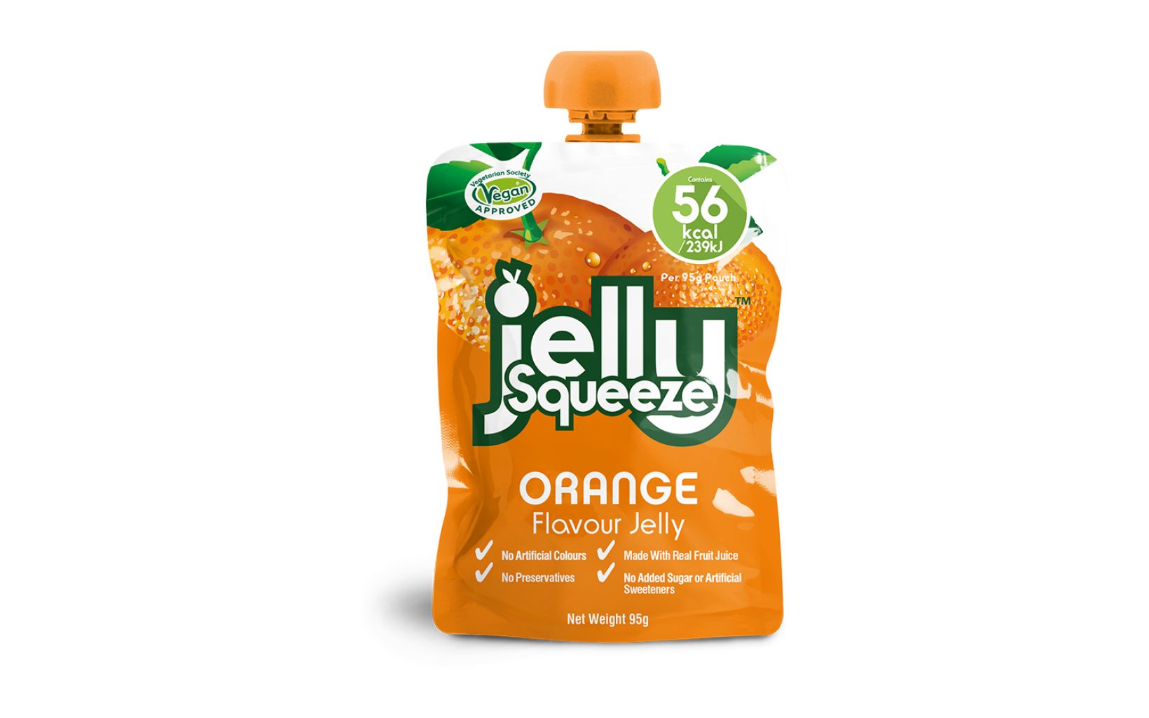 88796 Jellysqueeze Orange 95g Pouch Render