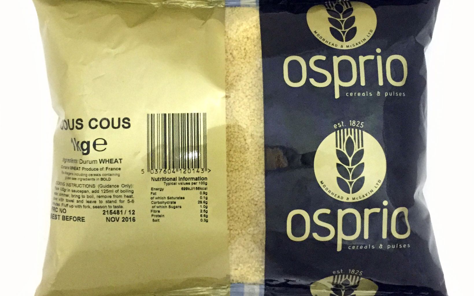 Holdsworth Foods › Couscous Osprio