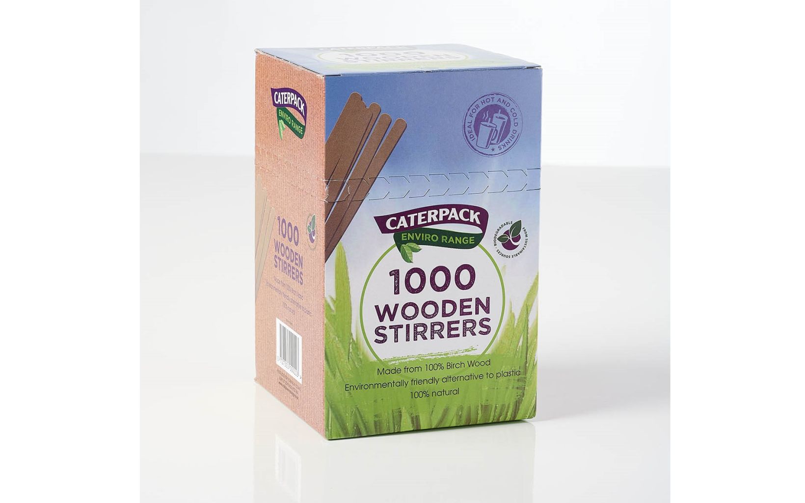 79650 Ry03842 Caterpack Enviro Wooden Stirrers 1000 Pack