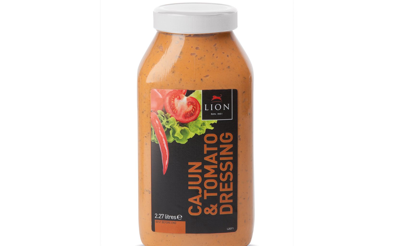 39021 Lion Cajun Tomato Dressing 2 27l Whitelid Edit