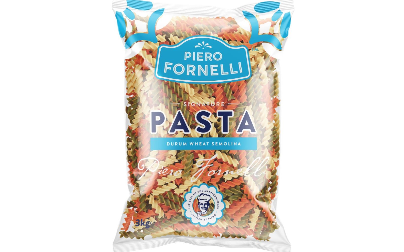 80613 Piero Fornelli Pasta Fusilli Tricolour Res