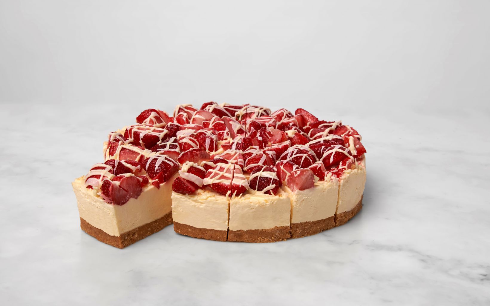 42920 Strawberry White Choc Cheesecake Ecc