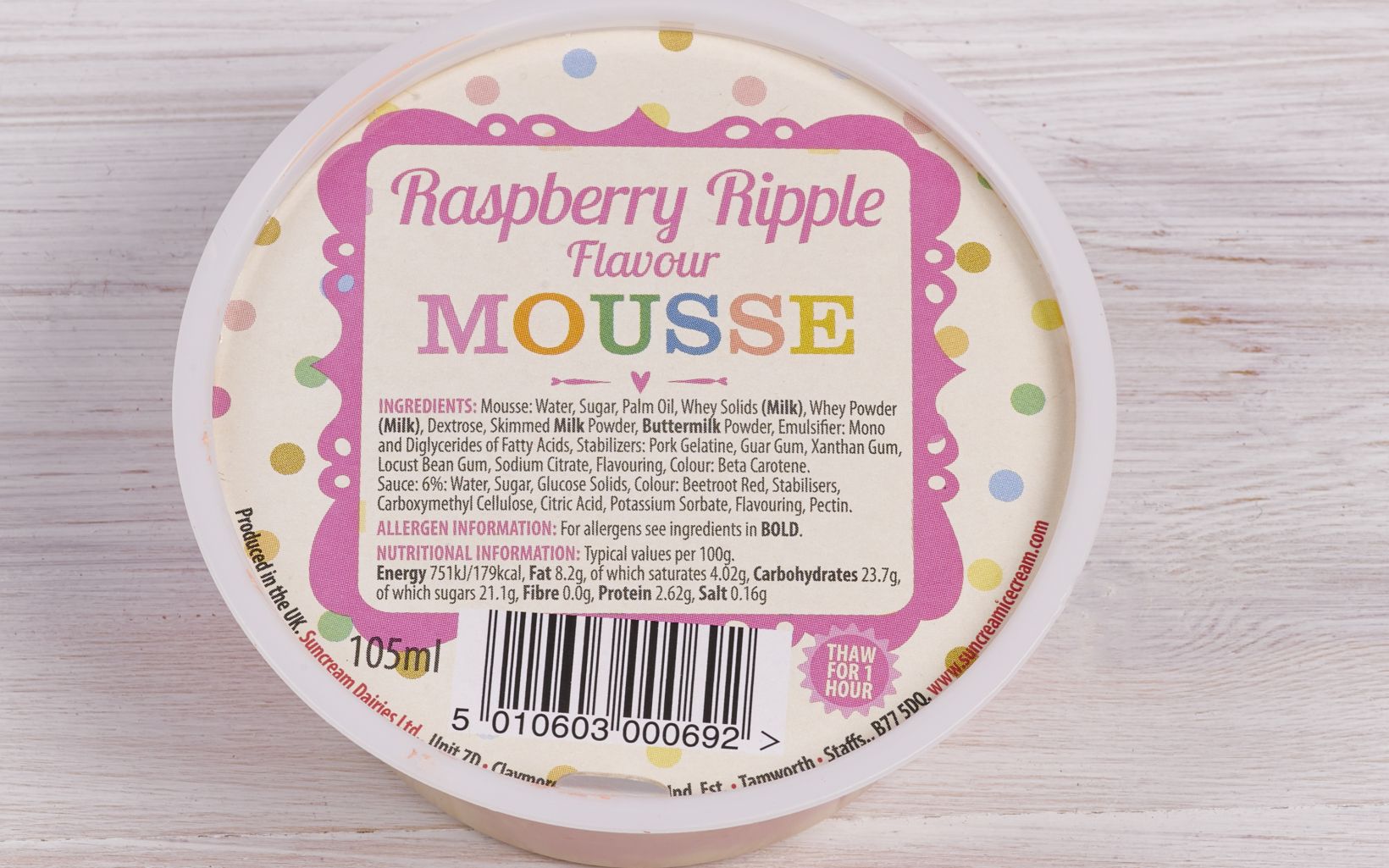 1997 Raspberry Ripple Mousse