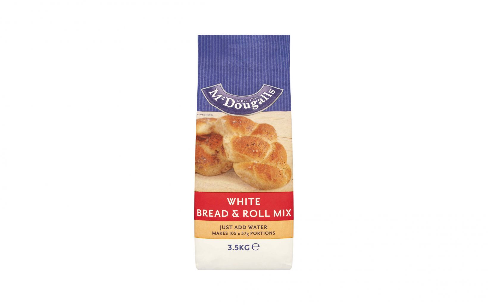 Holdsworth Foods › White Bread & Roll Mix McDougalls