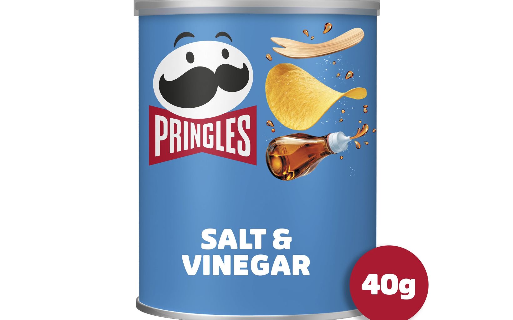 87373 Pringles Salt And Vinegar 40g Straight Packres